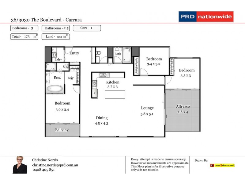 36/3030 The Boulevard, Carrara QLD 4211 Floorplan