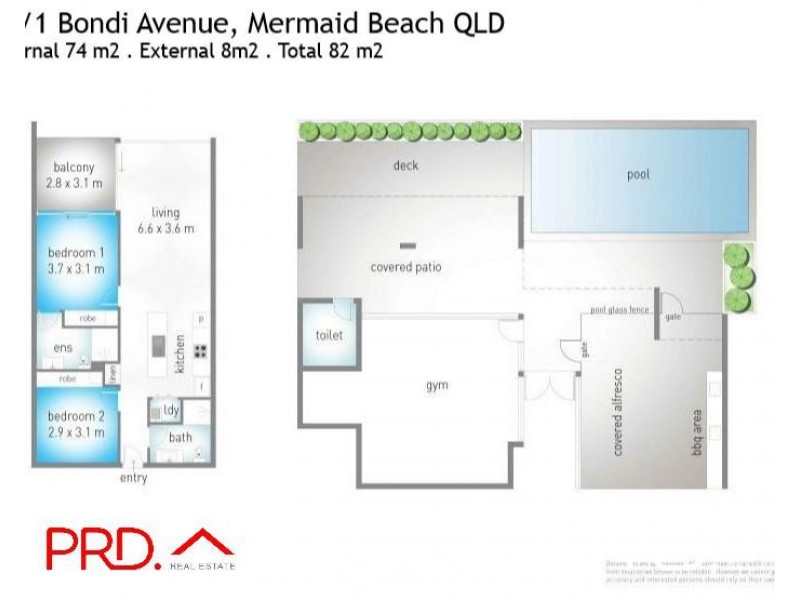 1 Bondi Avenue, Mermaid Beach QLD 4218 Floorplan