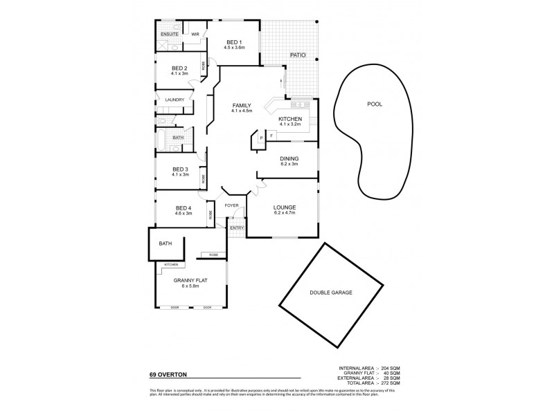 69 Overton Circuit, Kirwan QLD 4817 Floorplan