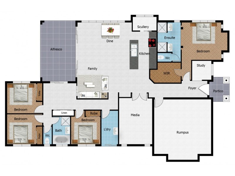 8 Saba Street, Burdell QLD 4818 Floorplan