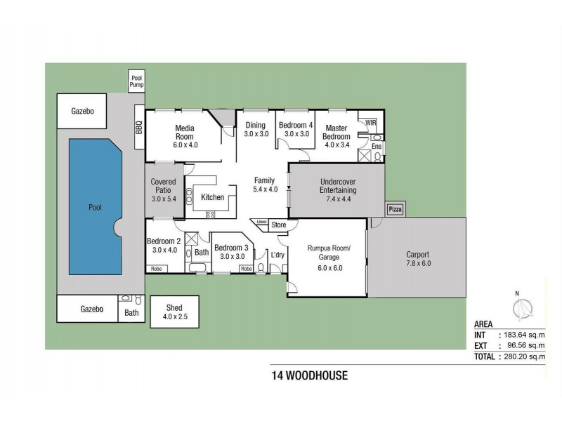 14 Woodhouse Court, Annandale QLD 4814 Floorplan