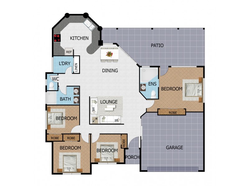 13 Augusta Drive, Balgal Beach QLD 4816 Floorplan