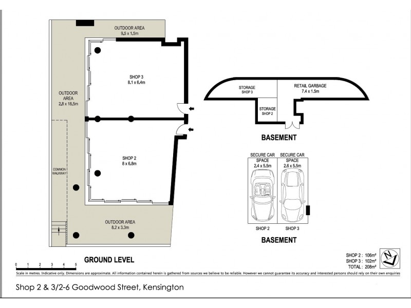 2 and 3/2-6 Goodwood St, Kensington NSW 2033 Floorplan