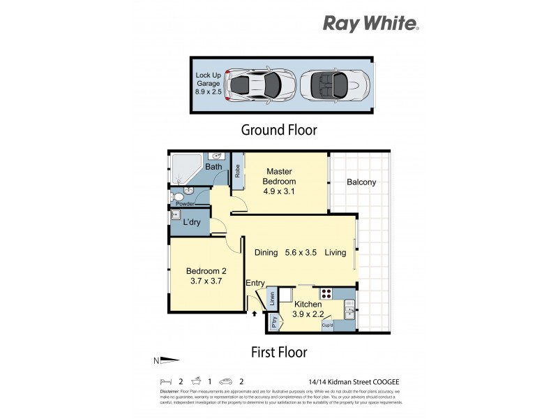 14/14 Kidman Street, Coogee NSW 2034 Floorplan