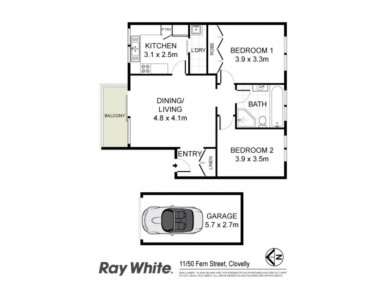 11/50 Fern St, Randwick NSW 2031 Floorplan