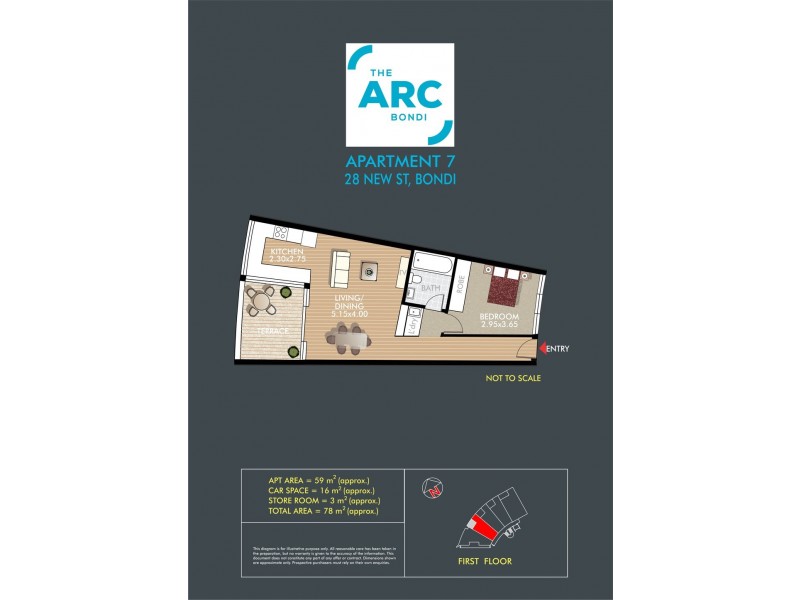 7/28 New Street, Bondi NSW 2026 Floorplan