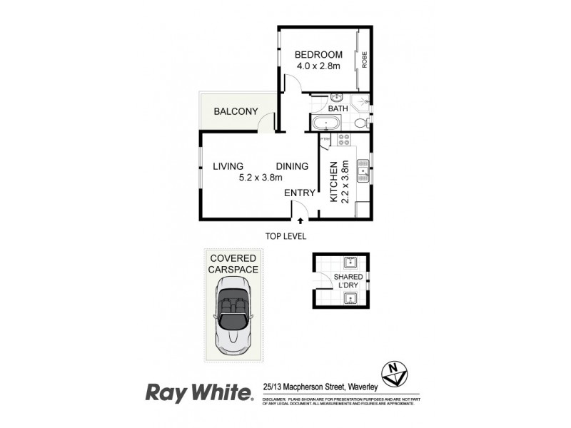 25/13 Macpherson Street, Waverley NSW 2024 Floorplan
