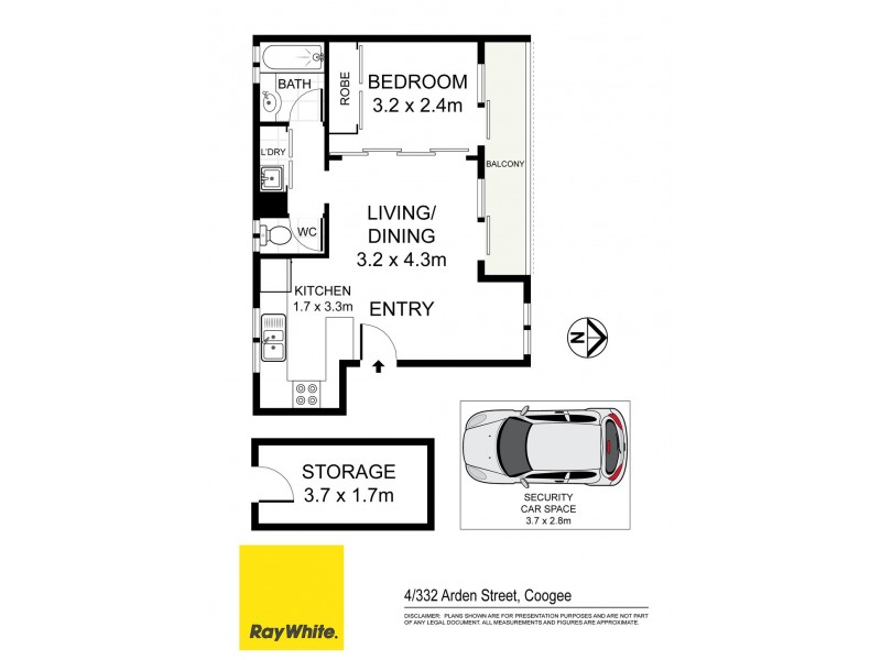 4/332 Arden Street, Coogee NSW 2034 Floorplan