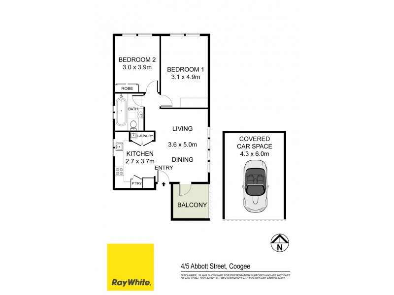 4/5 Abbott Street, Coogee NSW 2034 Floorplan