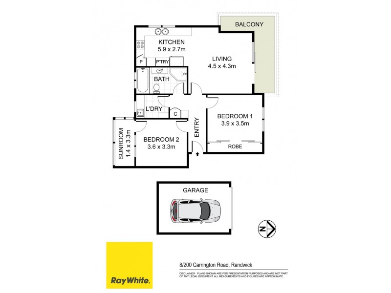 8/200 Carrington Road, Randwick NSW 2031 Floorplan