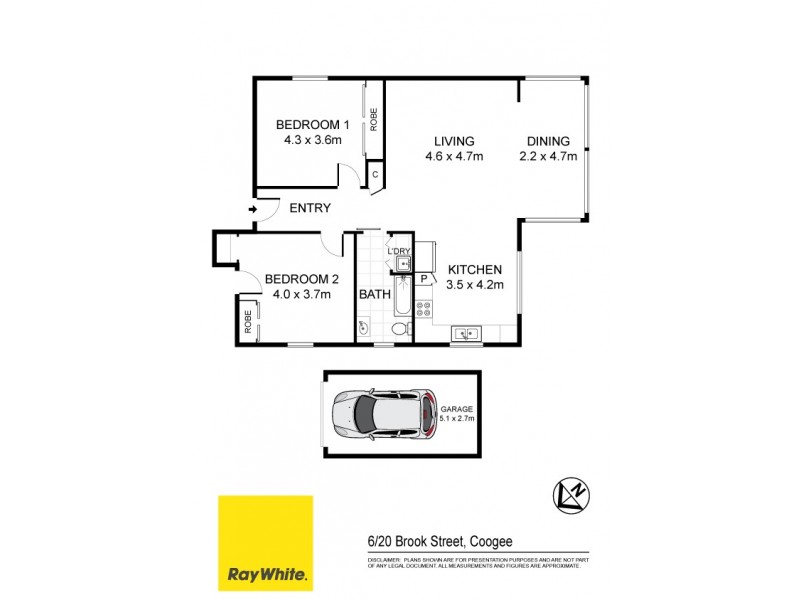 6/20 Brook Street, Coogee NSW 2034 Floorplan