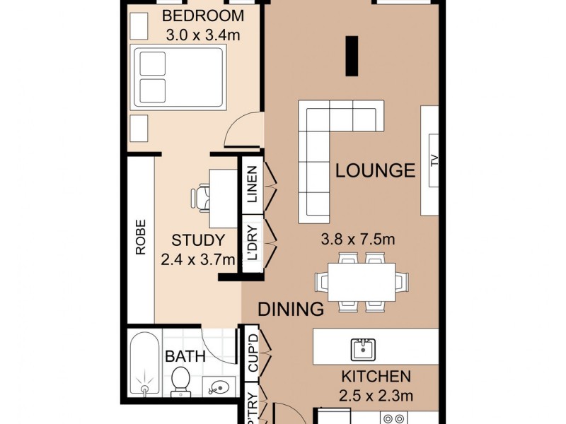 E213 / 310-330 Oxford Street, Bondi Junction NSW 2022 Floorplan
