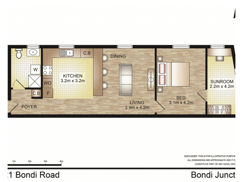 9/21 Bondi Road, Bondi Junction NSW 2022 Floorplan