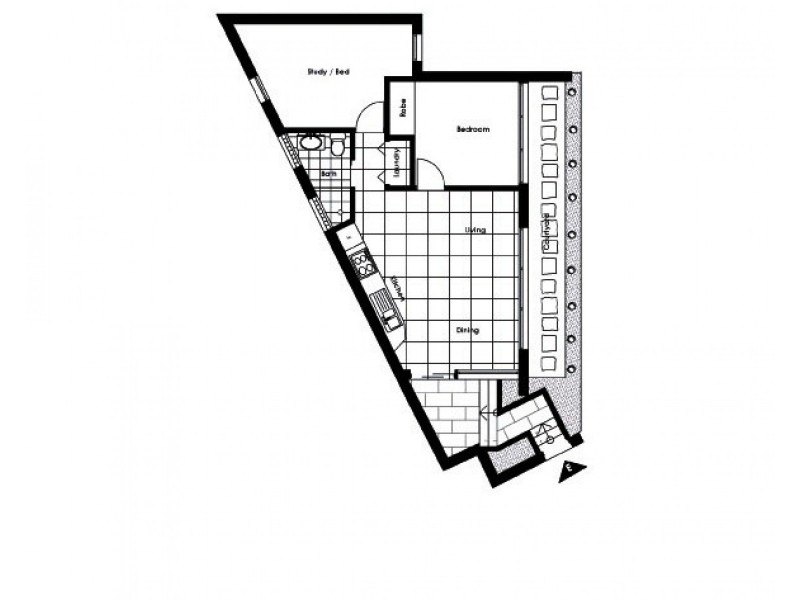1/23 King Street, Randwick NSW 2031 Floorplan