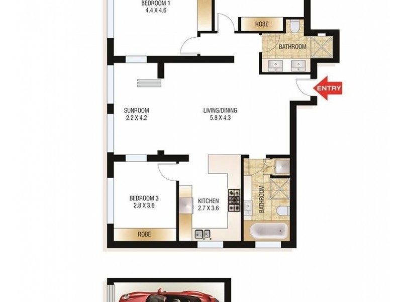 3/2 Gladswood Gardens, Double Bay NSW 2028
