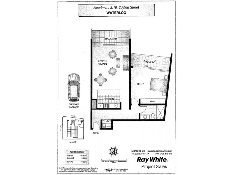 216/2 Allen Street, Waterloo NSW 2017