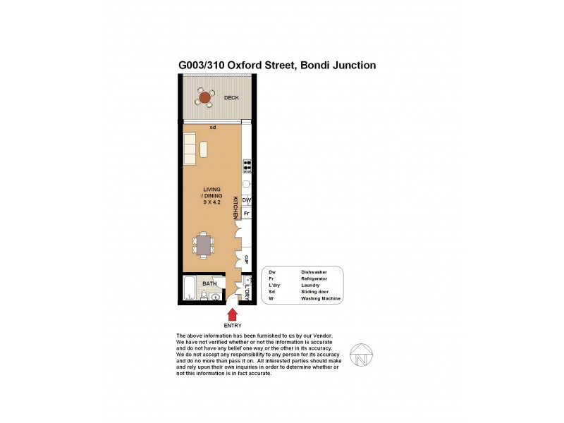 G003/310-330 Oxford St, Bondi Junction NSW 2022 Floorplan