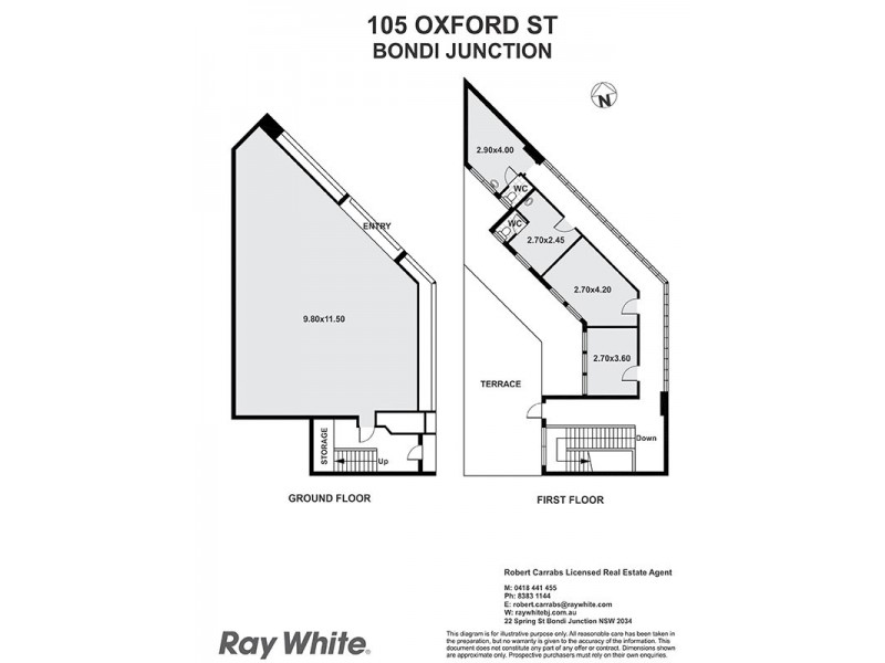 205 Oxford St, Bondi Junction NSW 2022 Floorplan