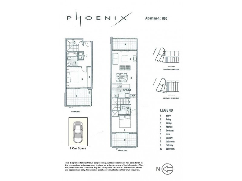 605/14-18 Darling St, Kensington NSW 2033 Floorplan