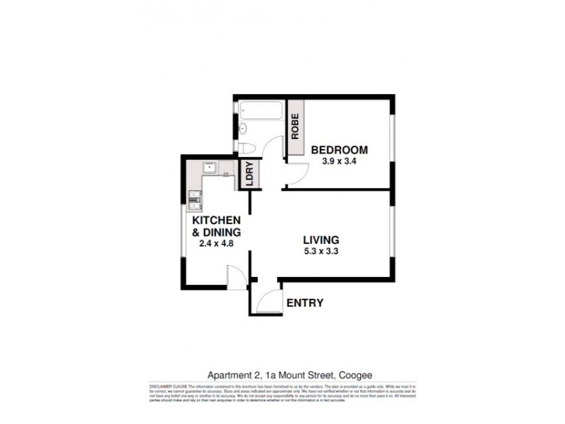 2/1a Mount Street, Coogee NSW 2034 Floorplan