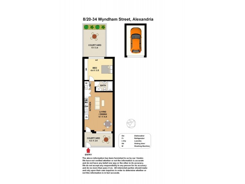 8/20-34 Wyndham Street, Alexandria NSW 2015 Floorplan