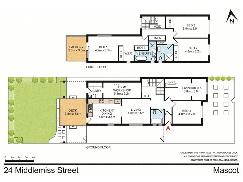 24 Middlemiss Street, Mascot NSW 2020 Floorplan