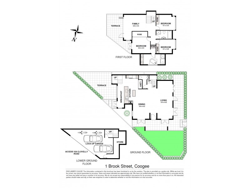 1 Brook Street, Coogee NSW 2034 Floorplan