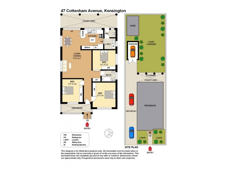 47 Cottenham Avenue, Kensington NSW 2033 Floorplan