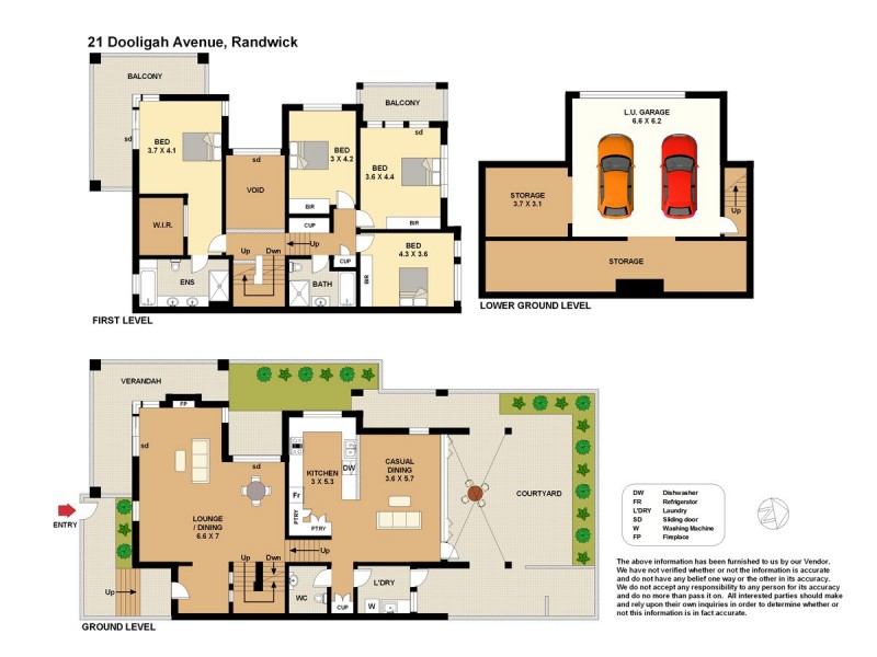 21 Dooligah Ave, Randwick NSW 2031 Floorplan