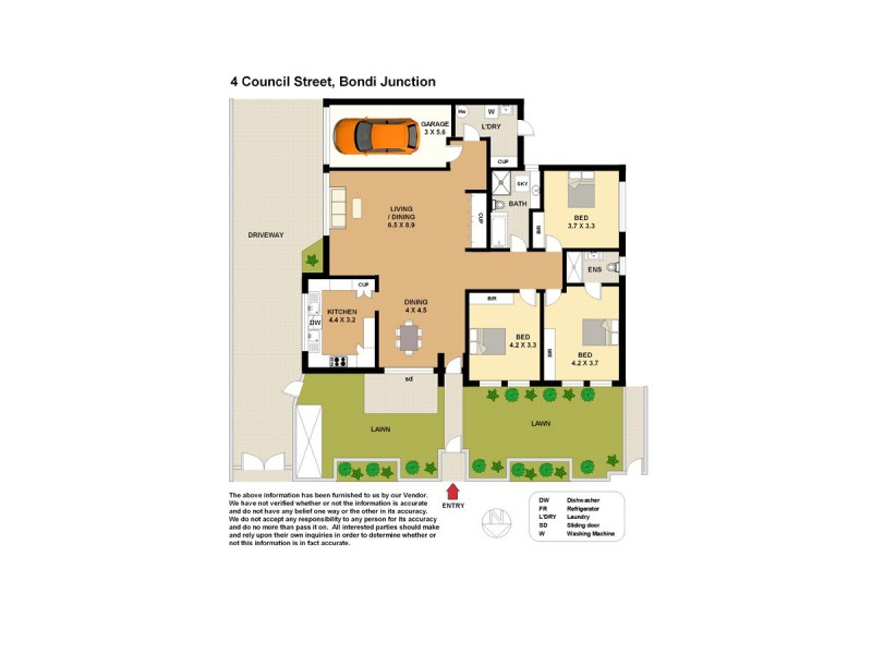 4 Council St, Bondi Junction NSW 2022 Floorplan