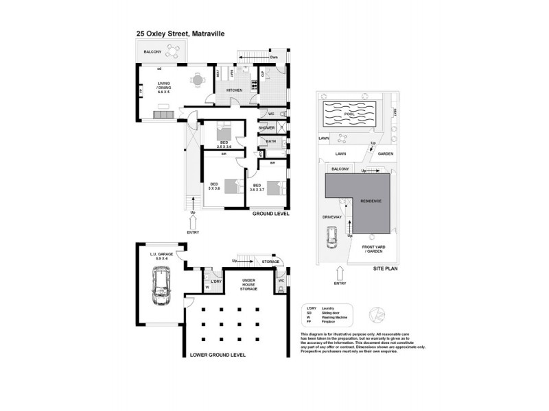 25 Oxley St, Matraville NSW 2036 Floorplan