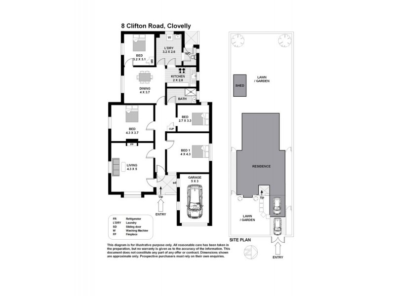 8 Clifton Road, Clovelly NSW 2031 Floorplan