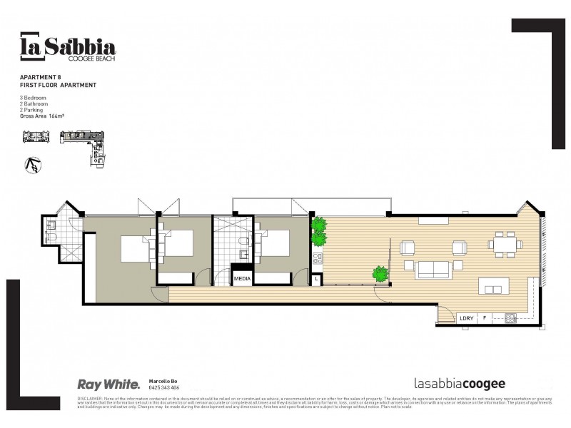 8/23 Byron Street, Coogee NSW 2034 Floorplan