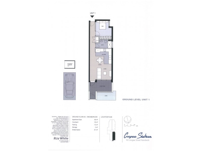 16 Coogee Street, Randwick NSW 2031 Floorplan