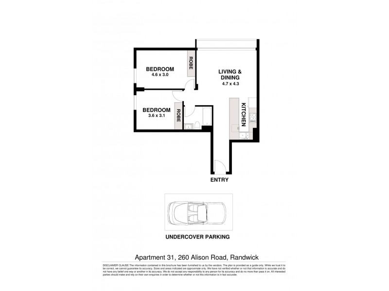 31/260 Alison Road, Randwick NSW 2031 Floorplan