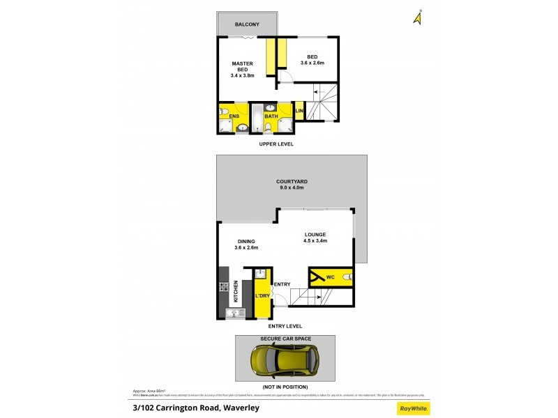 3/102 Carrington Road, Waverley NSW 2024 Floorplan