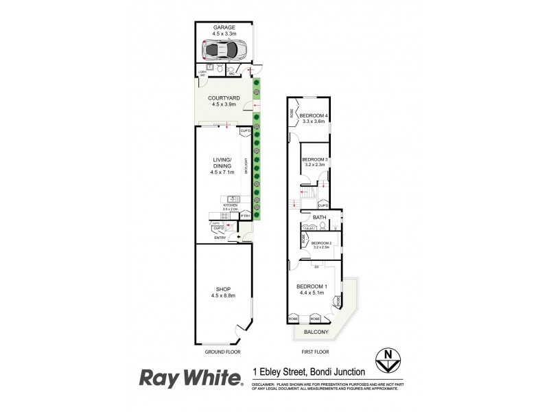 1 Ebley Street, Bondi Junction NSW 2022 Floorplan