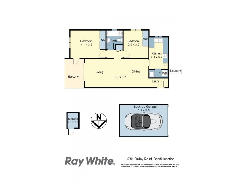 63/1-3 Dalley Street, Bondi Junction NSW 2022 Floorplan