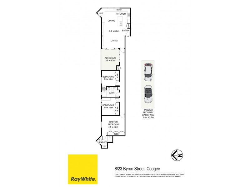 8/23 Byron St, Coogee NSW 2034 Floorplan