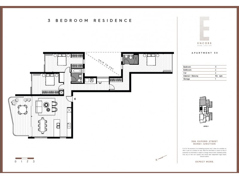 33/308 Oxford Street,, Bondi Junction NSW 2022 Floorplan