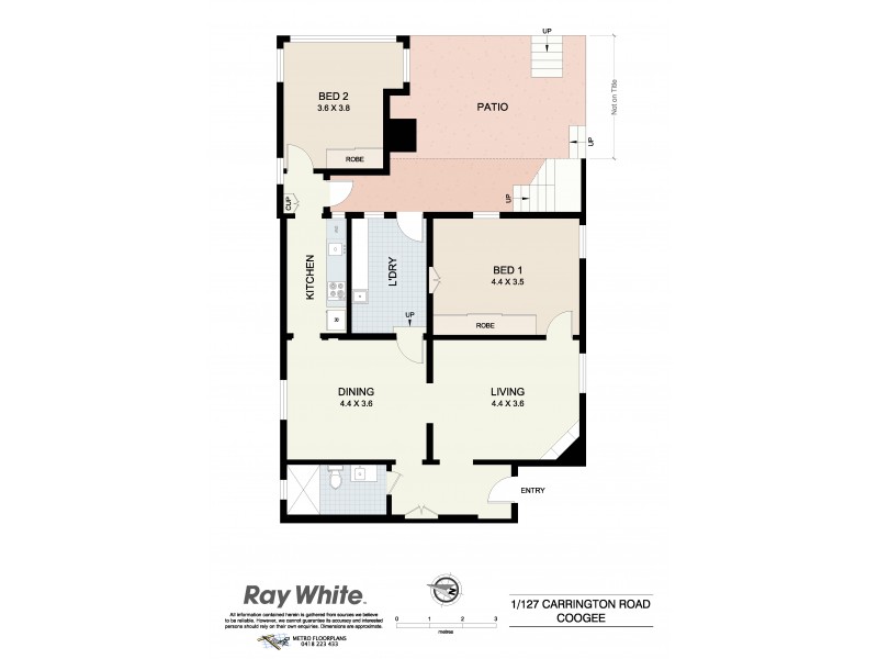 1/127 Carrington Road, Coogee NSW 2034 Floorplan