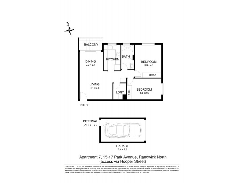 7/15 Park Avenue, Randwick NSW 2031 Floorplan