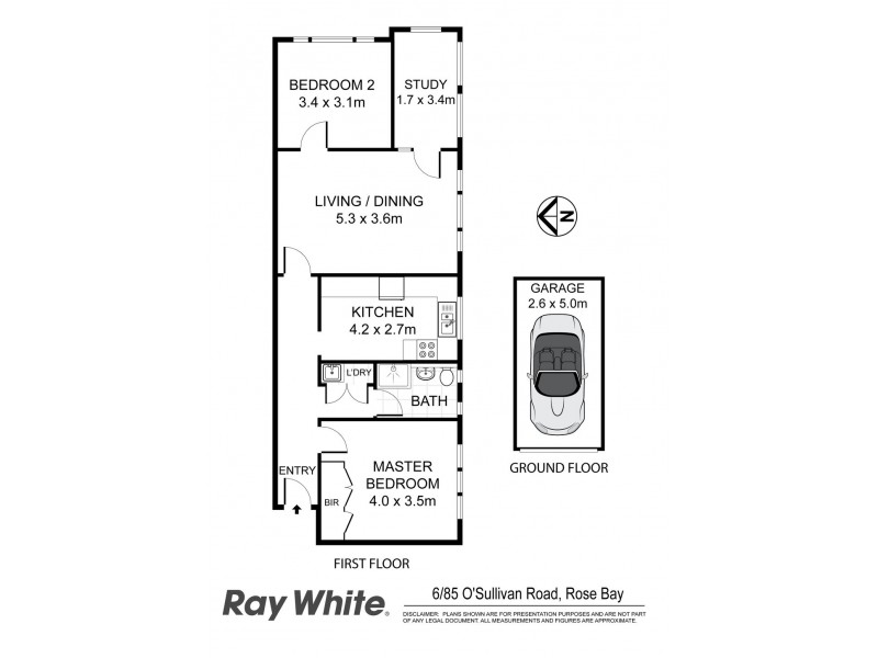 6/85 O Sullivan Road, Rose Bay NSW 2029 Floorplan