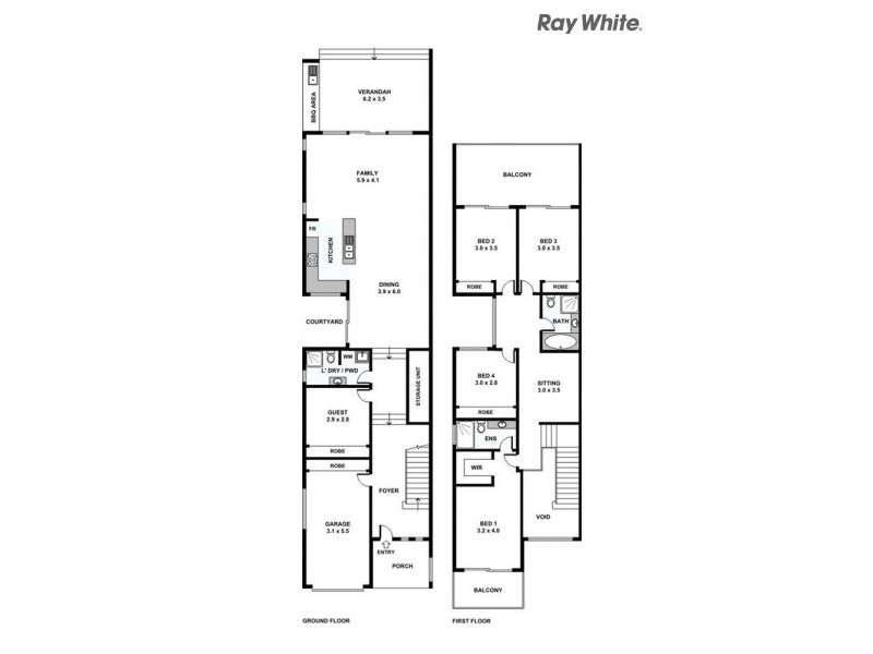 6 Ernest Street, Lakemba NSW 2195 Floorplan