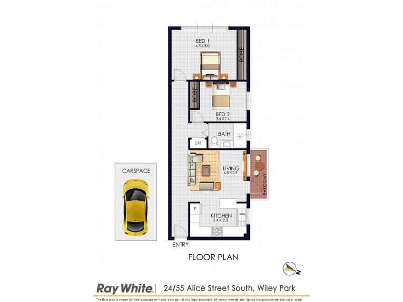 24/55 Alice Street, Wiley Park NSW 2195 Floorplan