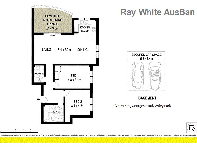 9/72-74 King Georges Road, Wiley Park NSW 2195 Floorplan