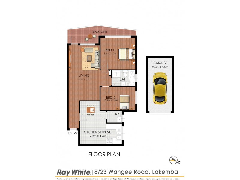 8/23 Wangee Road, Lakemba NSW 2195 Floorplan