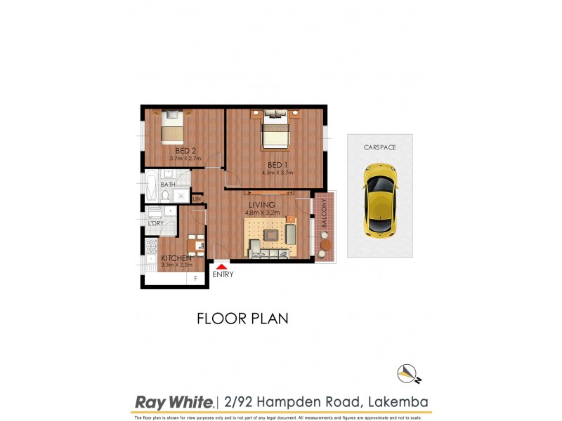 2/92 Hampden Road, Lakemba NSW 2195 Floorplan