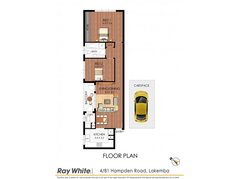 4/81 Hampden Road, Lakemba NSW 2195 Floorplan