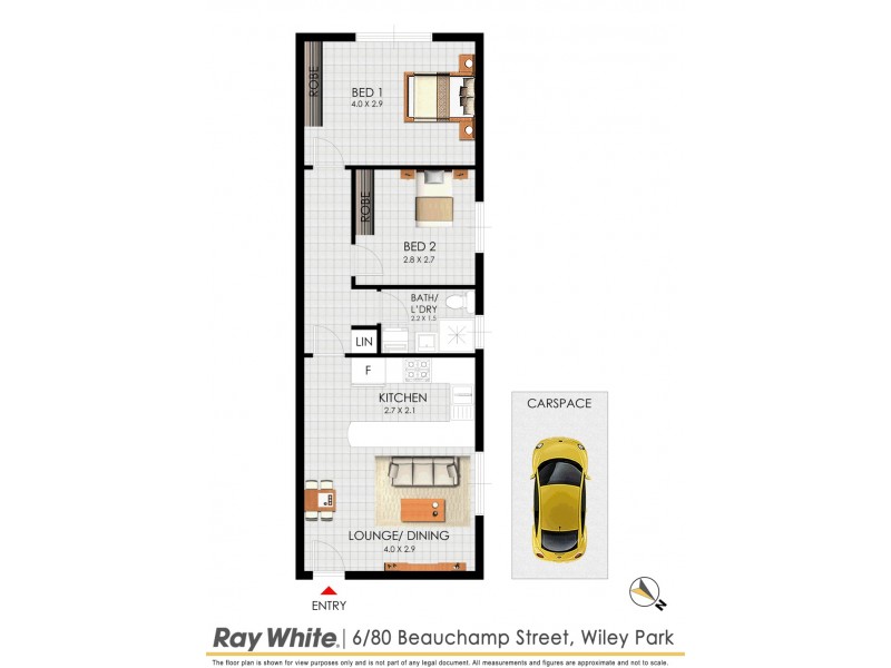 6/80 Beauchamp Street, Wiley Park NSW 2195 Floorplan